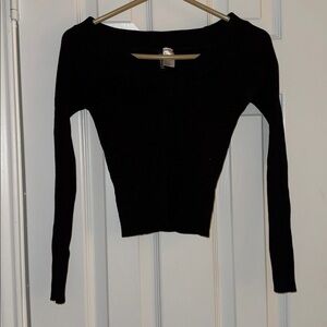 Divided Black Knitwear Top